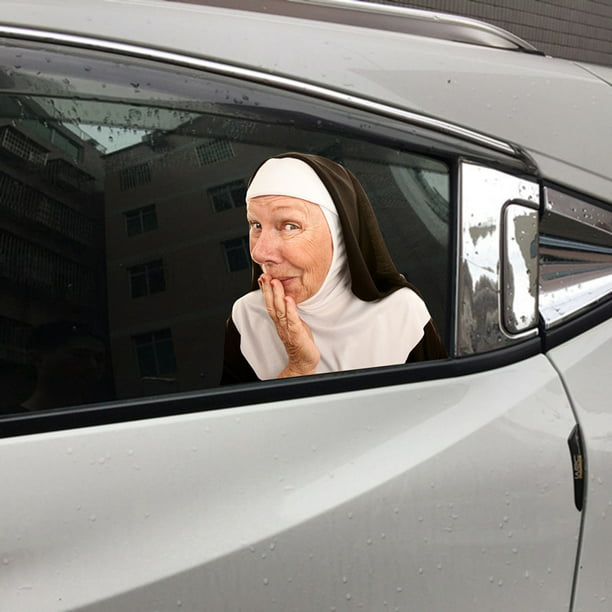 Car Window Sticker Person Size Passenger Side Left Celebrity Character Humor U8